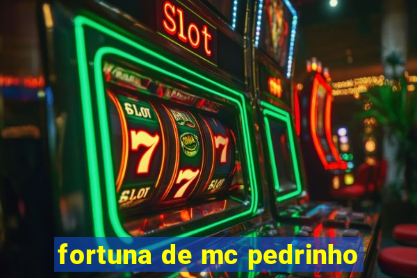 fortuna de mc pedrinho